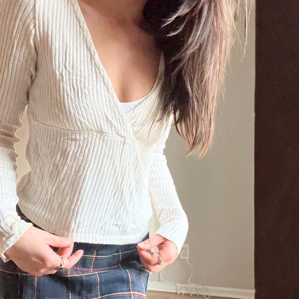 American Eagle Ribbed Top